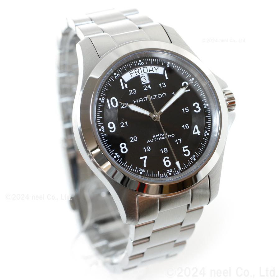 【試着のみ】ハミルトン カーキ キング H64455133 自動巻 カーキ フィールド King Auto - ダイヤルカラー:ブラック - H64455133