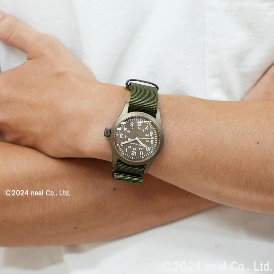 超美品　Hamilton H69449961 カーキフィールド室内着用のみ 超美品 Hamilton H69449961 カーキフィールド室内着用のみ