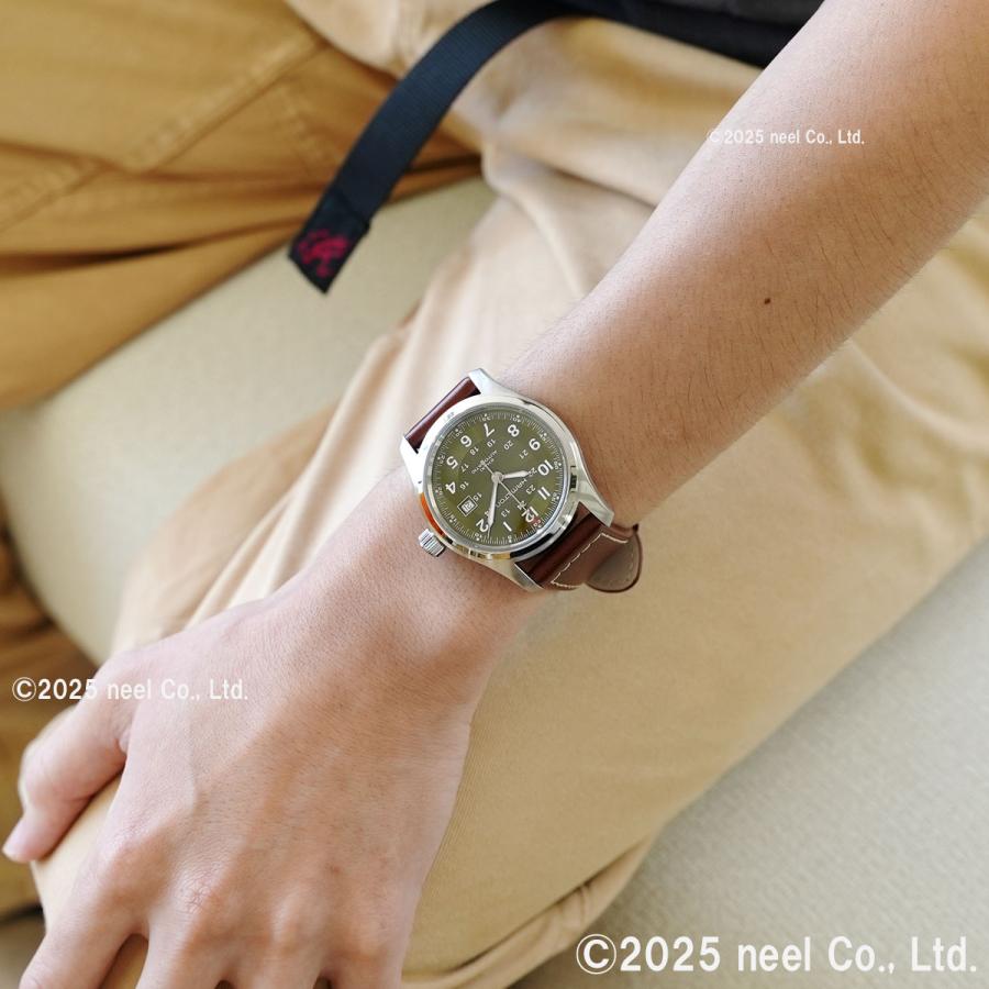 Hamilton カーキオートマティック　自動巻き腕時計 ベージュ文字盤 KHAKI FIELD ハミルトン HAMILTON カーキ フィールド オート