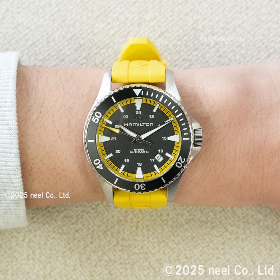 ハミルトン カーキ／ブラック スキューバオート 稼働 H823350 ハミルトン カーキ／ブラック スキューバオート 稼働 H823350