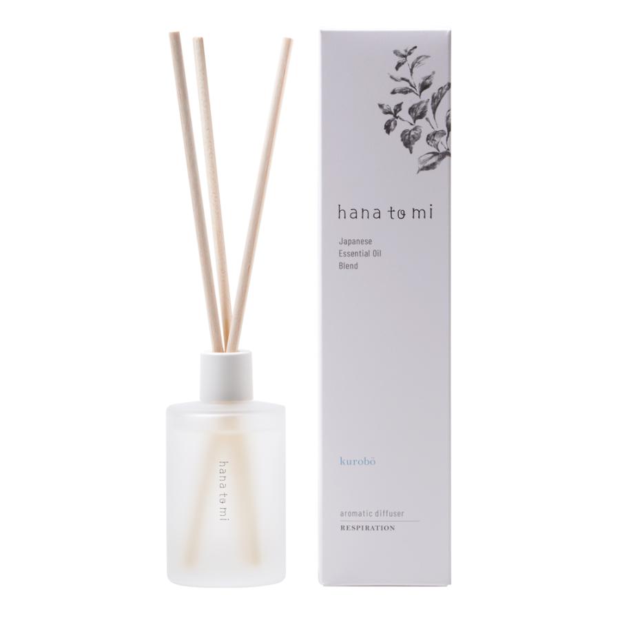 hana to mi ハナトミ アロマティックディフューザー kurobo クロボウ 105ml×3点の画像