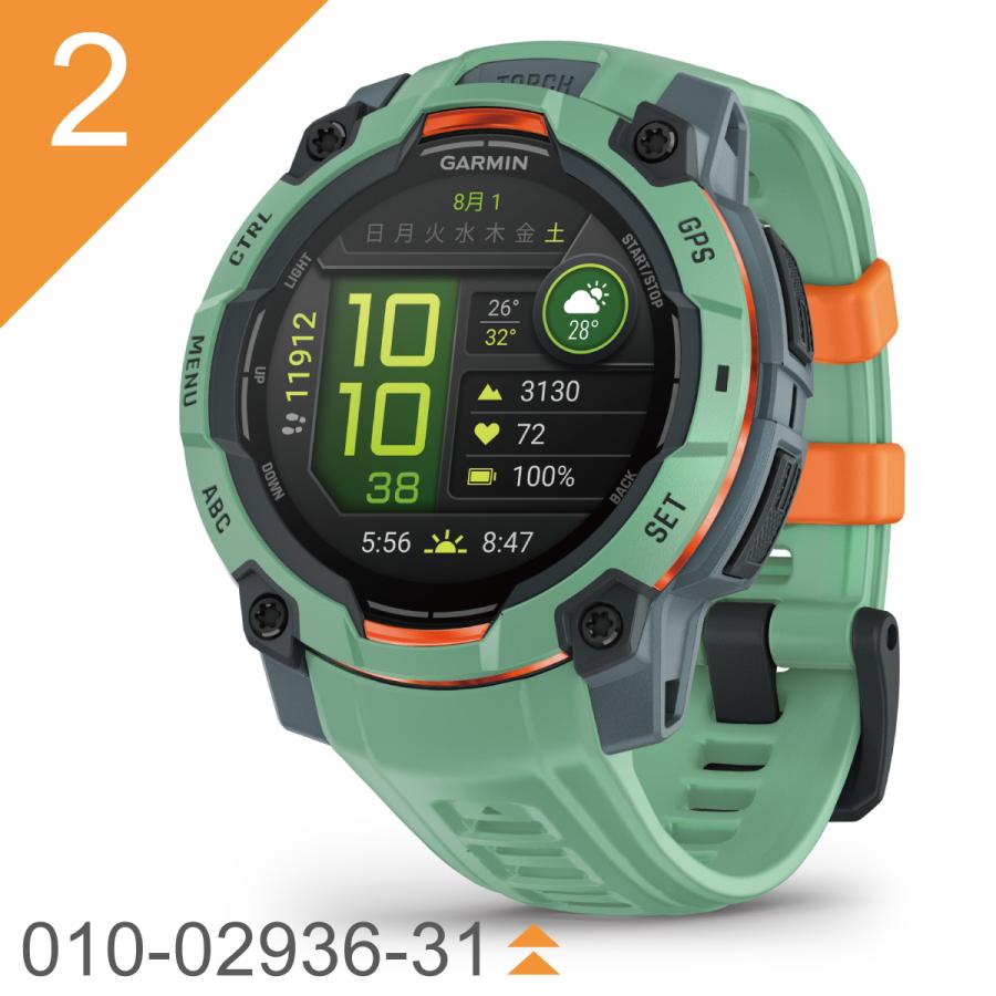 GARMIN ガーミン Instinct 3 AMOLED インスティンクト3