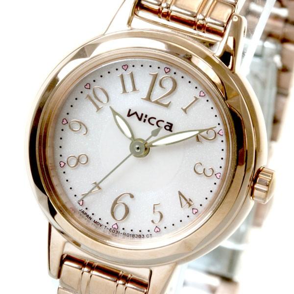 【美品】CITIZEN wicca エコドライブソーラー デイトゴールド腕時計 wicca ウィッカ シチズン ソーラー エコドライブ 腕時計