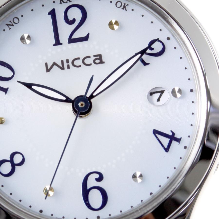 Wicca ソーラー時計 wicca（ウィッカ） シチズン ソーラーテック 電波時計 レディース KS1