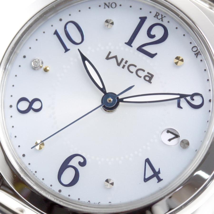 wicca（ウィッカ） シチズン ソーラーテック 電波時計 レディース KS1