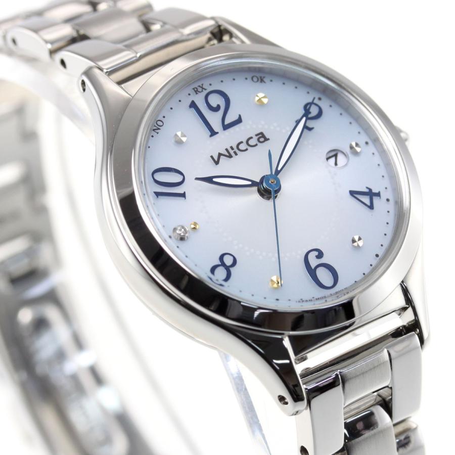wicca（ウィッカ） シチズン ソーラーテック 電波時計 レディース KS1