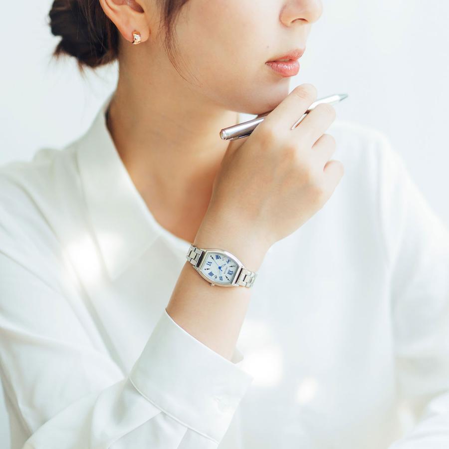 未使用☆CITIZEN☆ Wicca レディース 時計 ソーラーテック wicca（ウィッカ） シチズン ソーラーテック 電波時計 レディース KS4