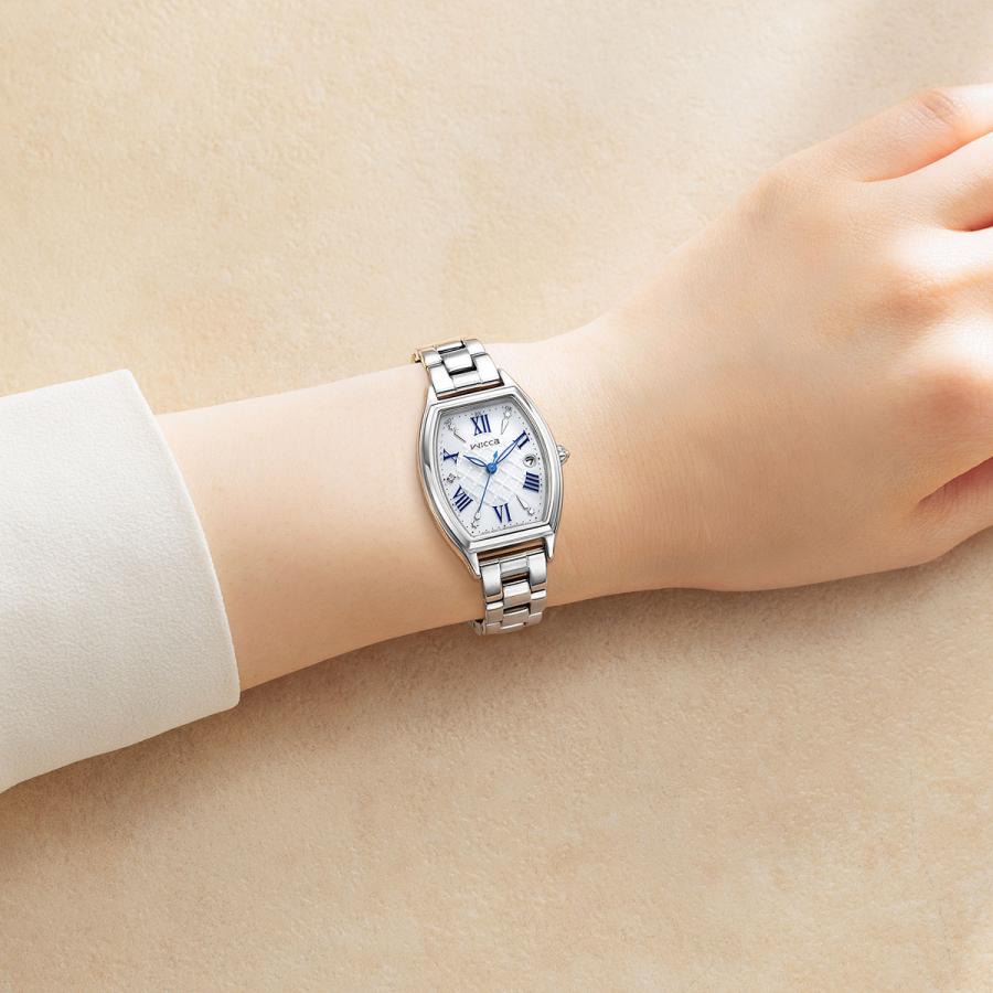 wicca（ウィッカ） シチズン ソーラーテック 電波時計 レディース KS4