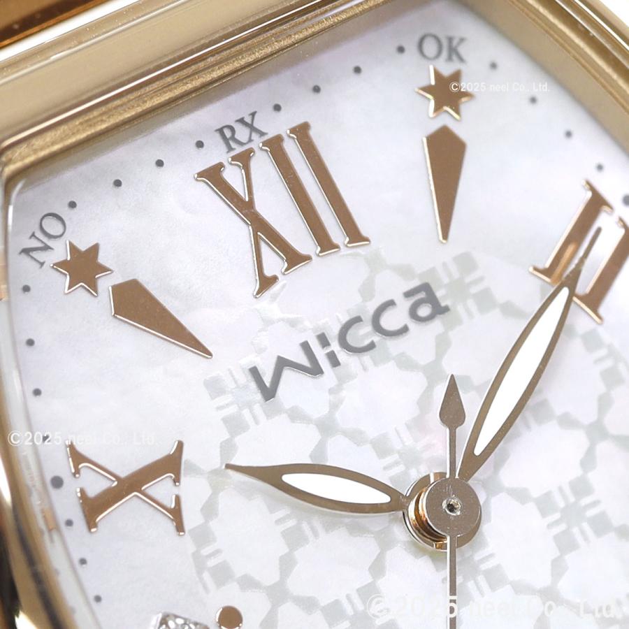 wicca ウィッカ シチズン ソーラーテック 電波時計 限定 レディース  