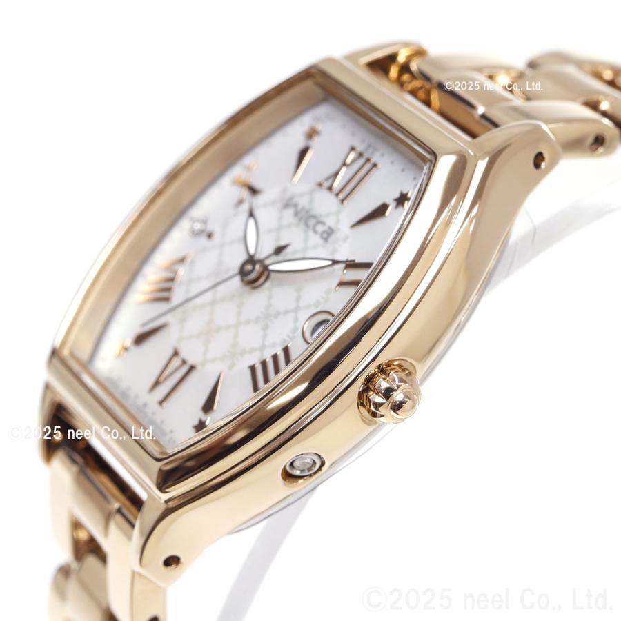 wicca（ウィッカ） シチズン ソーラーテック 電波時計 限定 レディース