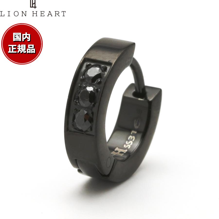 新製品情報も満載 LION HEART ライオンハート ピアス LHMP008NBK 2点
