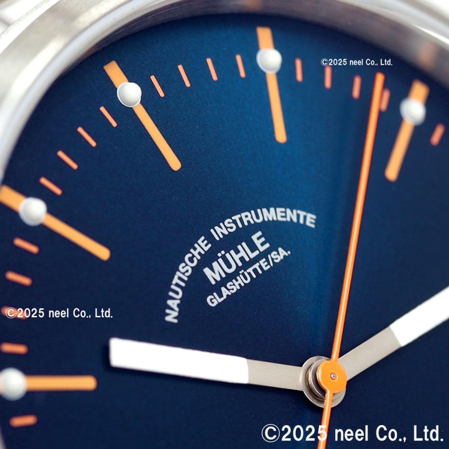 （ノベルティー付き）ミューレ グラスヒュッテ Muhle Glashutte パノヴァ ブルー Panova 腕時計 M1-40-72-MB-IIの画像