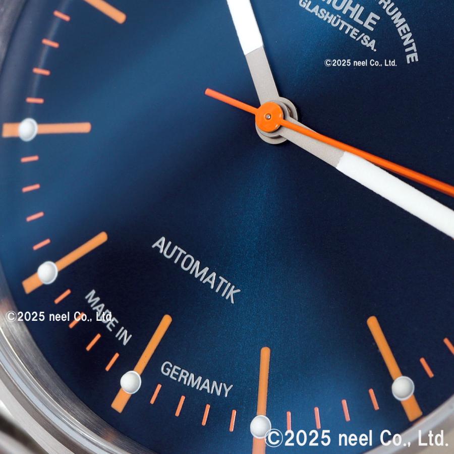 （ノベルティー付き）ミューレ グラスヒュッテ Muhle Glashutte パノヴァ ブルー Panova 腕時計 M1-40-72-MB-IIの画像