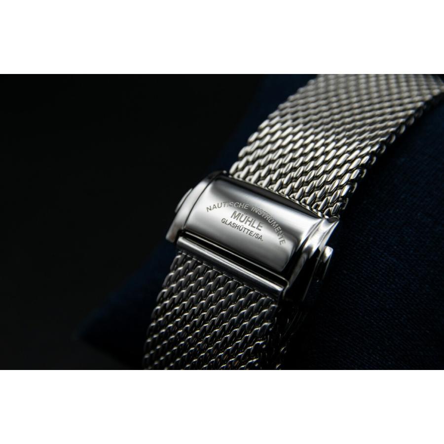 （ノベルティー付き）ミューレ グラスヒュッテ Muhle Glashutte パノヴァ ブルー Panova 腕時計 M1-40-72-MB-IIの画像