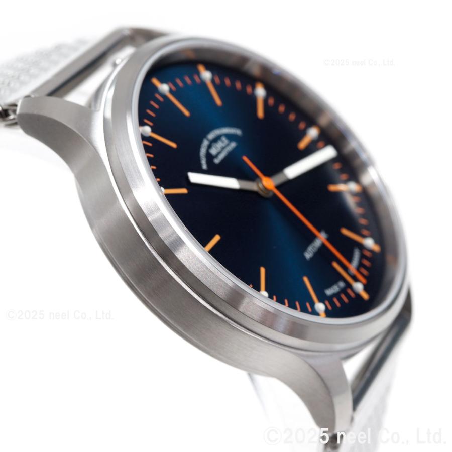 （ノベルティー付き）ミューレ グラスヒュッテ Muhle Glashutte パノヴァ ブルー Panova 腕時計 M1-40-72-MB-IIの画像