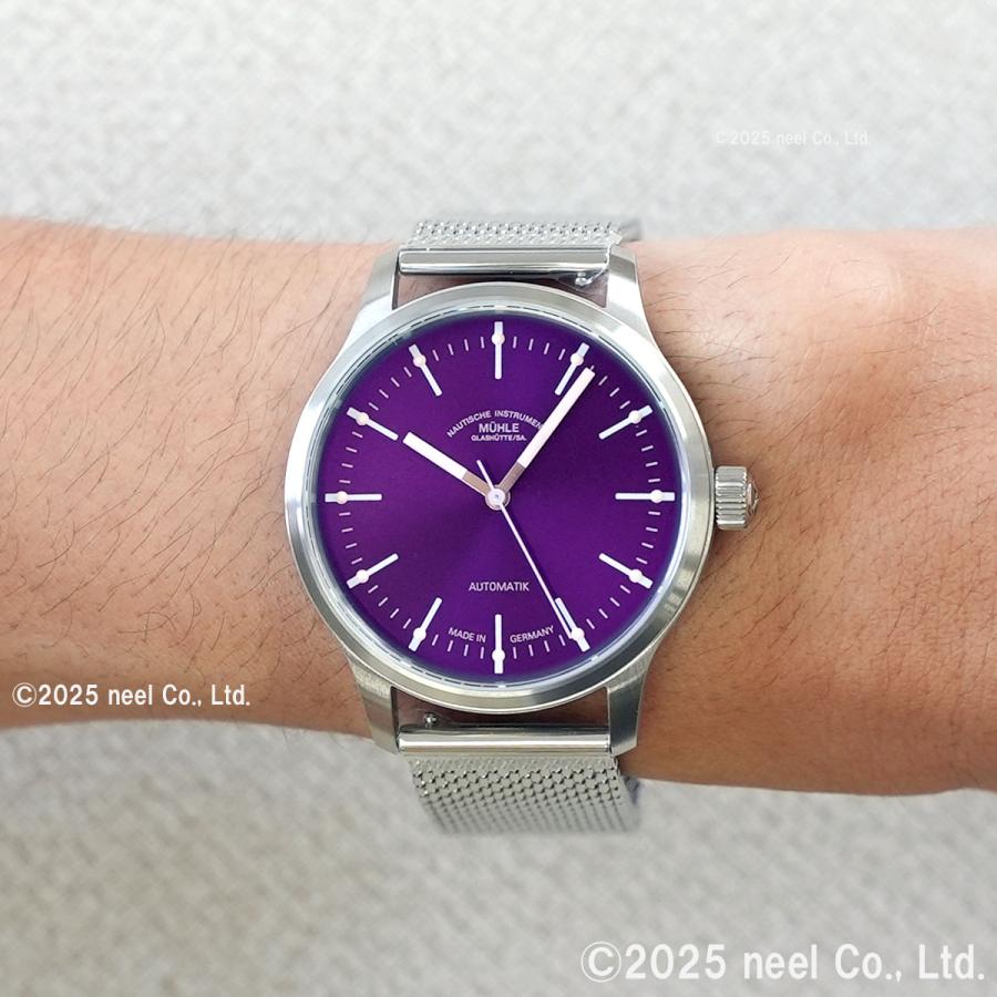 （ノベルティー付き）ミューレ グラスヒュッテ Muhle Glashutte パノヴァ ヴァイオレット M1-40-78-1-MB-IIの画像