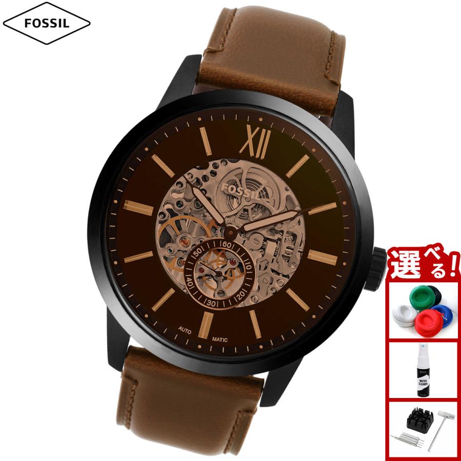 TOWNSMAN フォッシル FOSSIL 腕時計 メンズ 自動巻き 48mm ブラウンレザーウォッチ ME3155 : neelセレクト ...