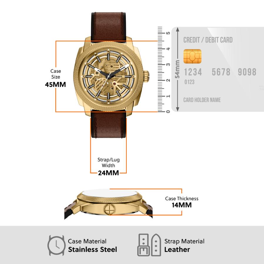 FOSSIL（フォッシル） （ノベルティー付き）フォッシル 腕時計 自動 