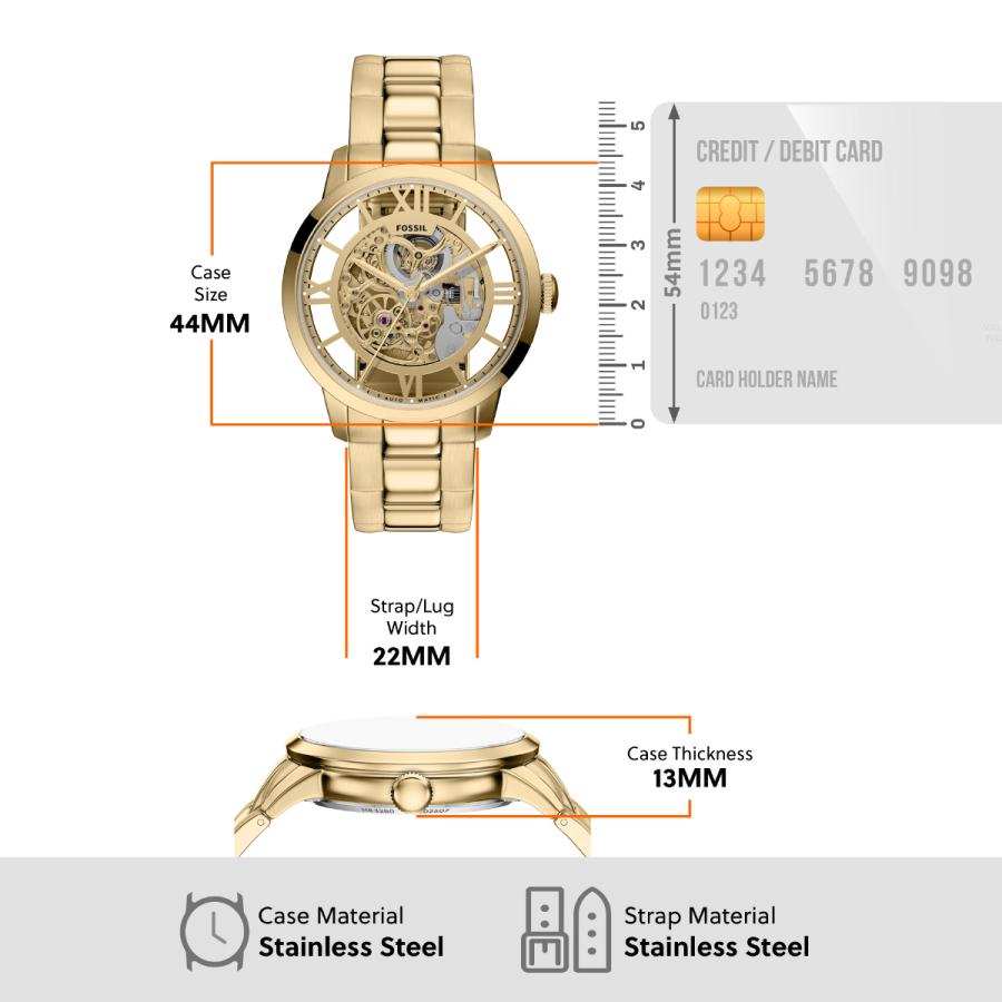 TOWNSMAN （ノベルティー付き）フォッシル FOSSIL 腕時計 自動巻き