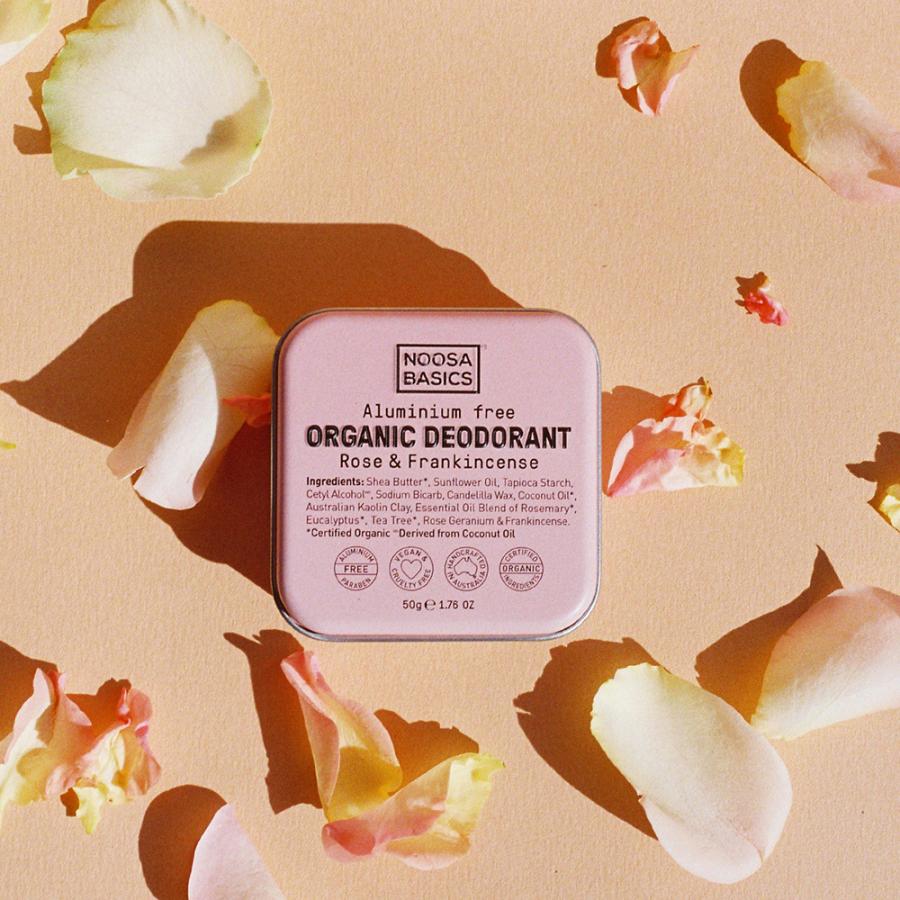 NOOSA BASICS ボディバター ローズ＆フランキンセンス 50g×3点【送料無料】の画像