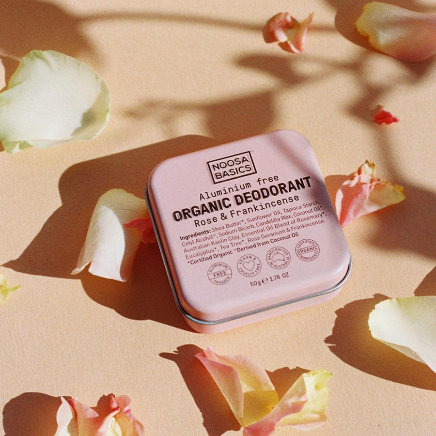 NOOSA BASICS ボディバター ローズ＆フランキンセンス 50g×3点【送料無料】の画像