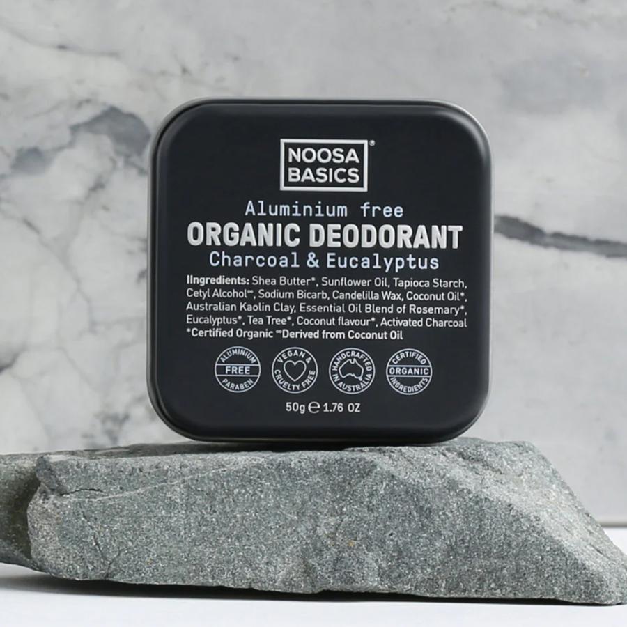 NOOSA BASICS ボディバター チャコール＆ユーカリプタス 50g×3点【送料無料】の画像