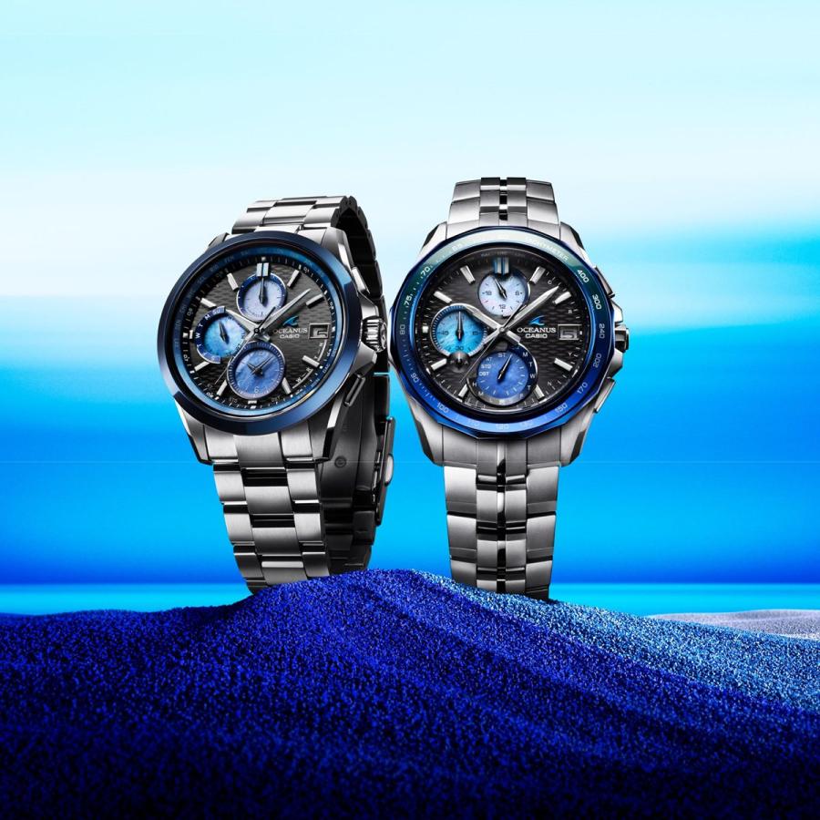 OCEANUS オシアナス マンタ 電波ソーラー INDIGO OCEAN 阿波藍 限定