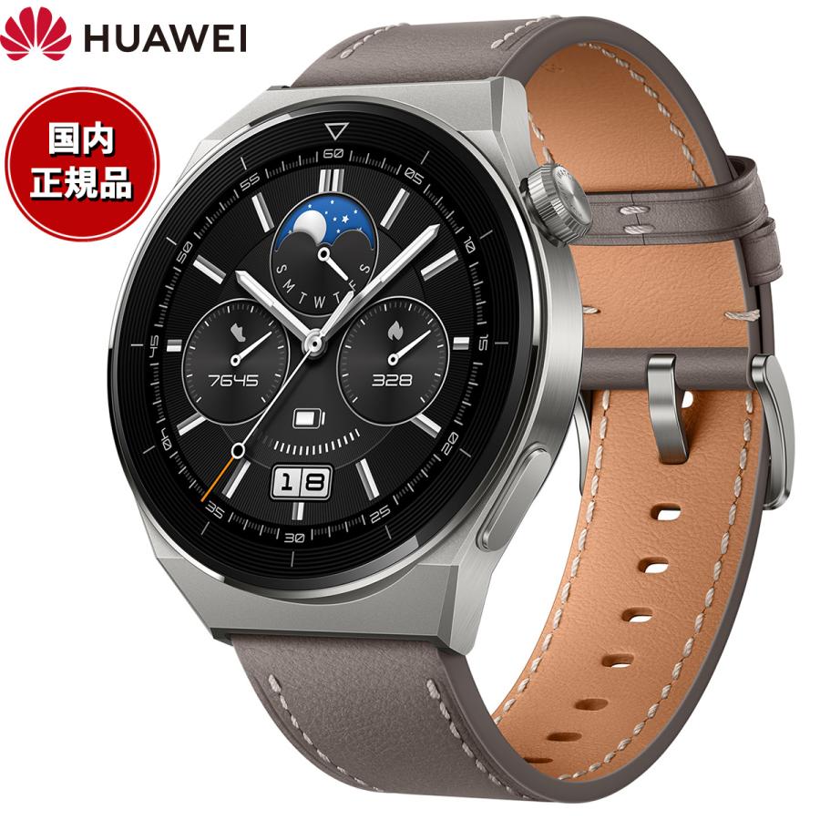 ファーウェイ HUAWEI スマートウォッチ WATCH GT3 Pro ODN-B19-GRY GPS  