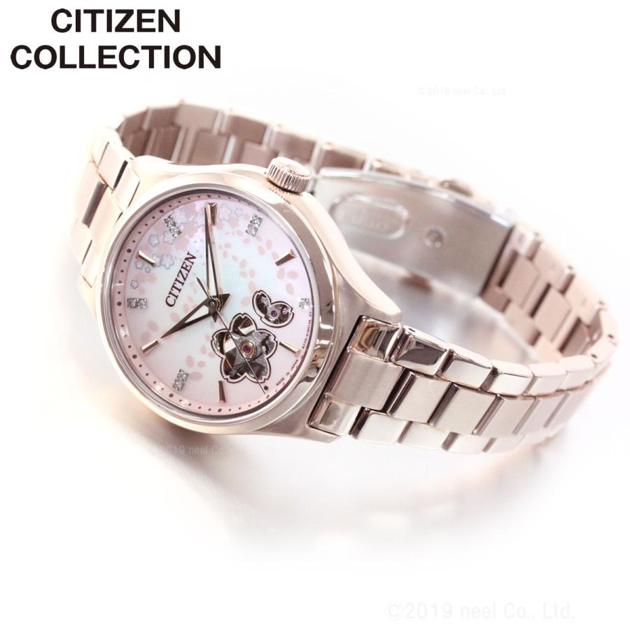 店内ポイント最大25倍 シチズンコレクション メカニカル 自動巻き 機械式 限定モデル 零れ桜 腕時計 レディース Pc1004 63w Neel Paypayモール店 通販 Paypayモール