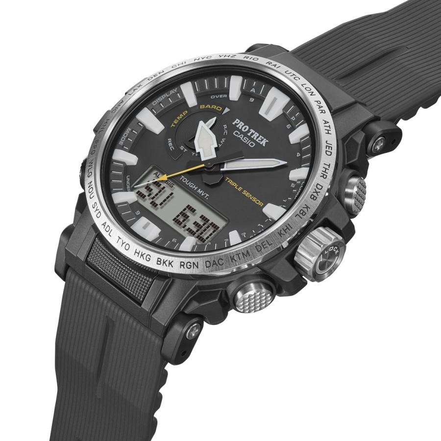 カシオ プロトレック PRW-61Y-3JF 電波ソーラー時計 PRO TREK PRO TREK プロトレック 電波ソーラー 腕時計 メンズ PRW-61-1AJF
