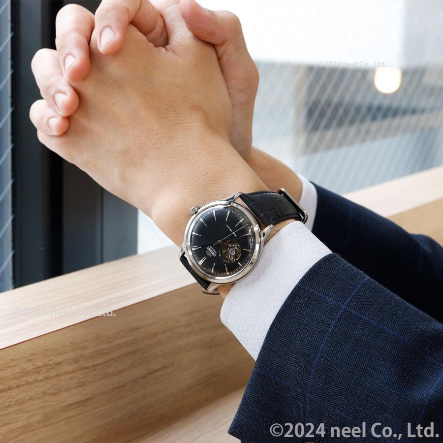 [ORIENT] 自動巻き時計 レザー ホワイト文字盤 バンビーノ　動作OK CLASSIC（ORIENT） オリエント ORIENT クラシック CLASSIC