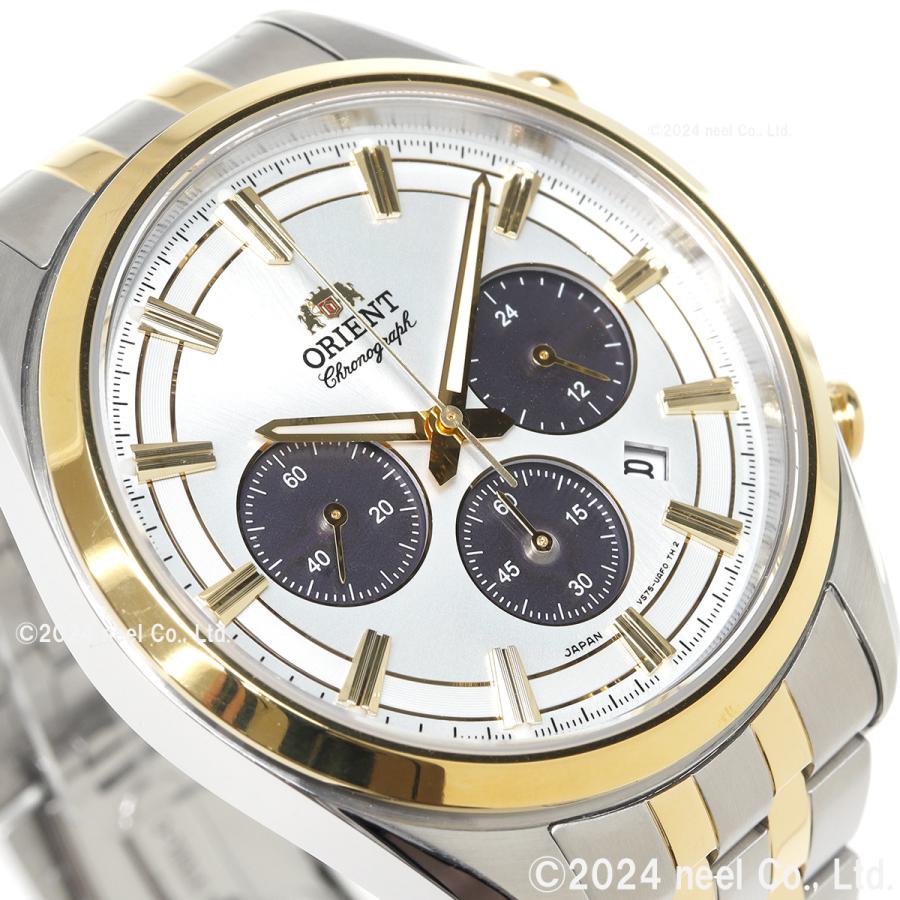 オリエント　コンテンポラリー　青針　クロノグラフ　　RN-KV0302S オリエント コンテンポラリー 青針 クロノグラフ RN-KV0302S