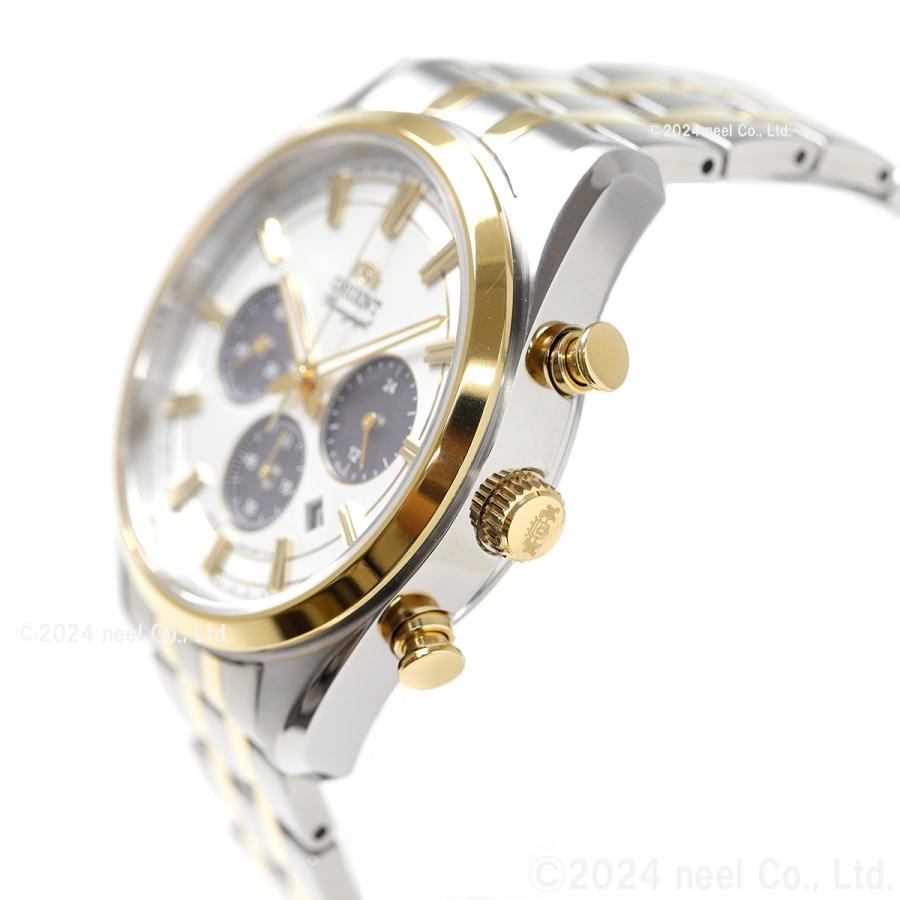 オリエント コンテンポラリー 青針 クロノグラフ RN-KV0302S