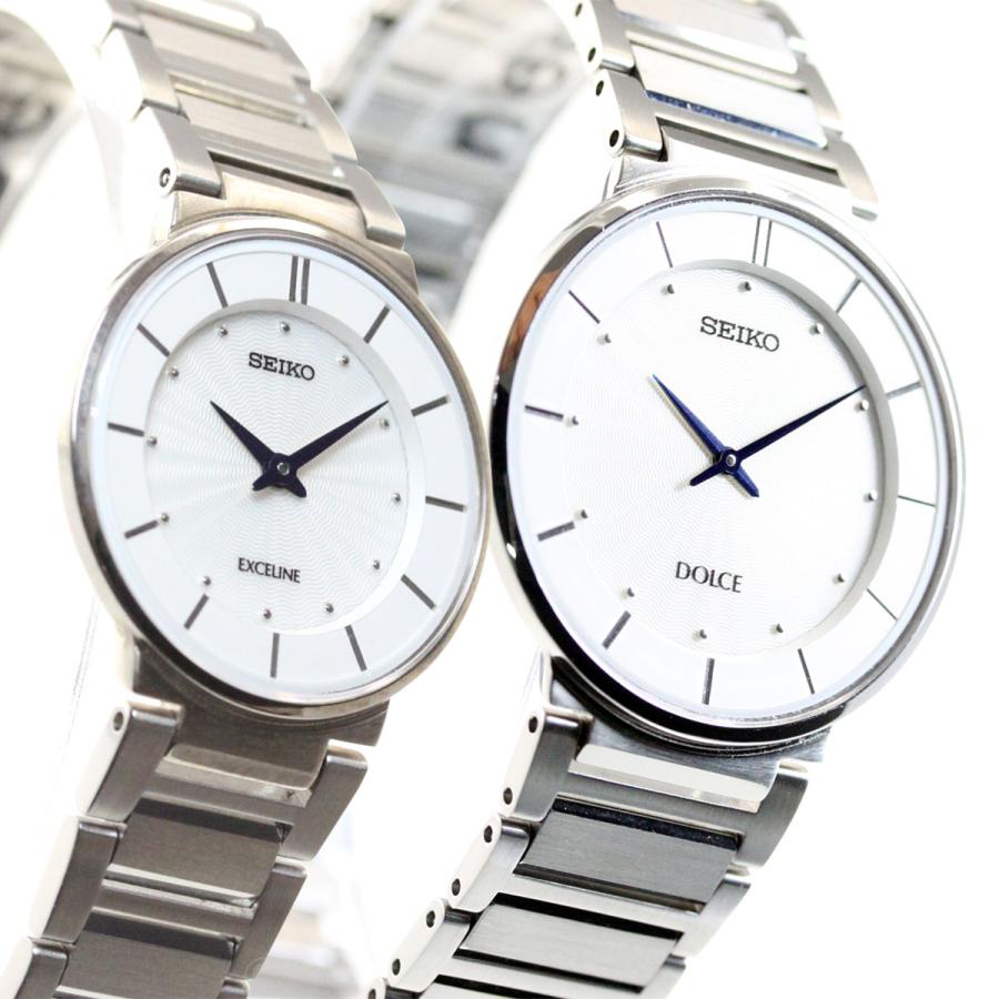 （豪華おまけ有） セイコー ドルチェ＆エクセリーヌ SEIKO DOLCE＆EXCELINE 腕時計 メンズ レディース ペアモデル SACK015 SWDL147の画像