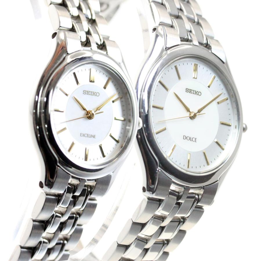 （豪華おまけ有） セイコー ドルチェ＆エクセリーヌ SEIKO DOLCE＆EXCELINE 腕時計 メンズ レディース ペアモデル SACL009 SWDL099の画像