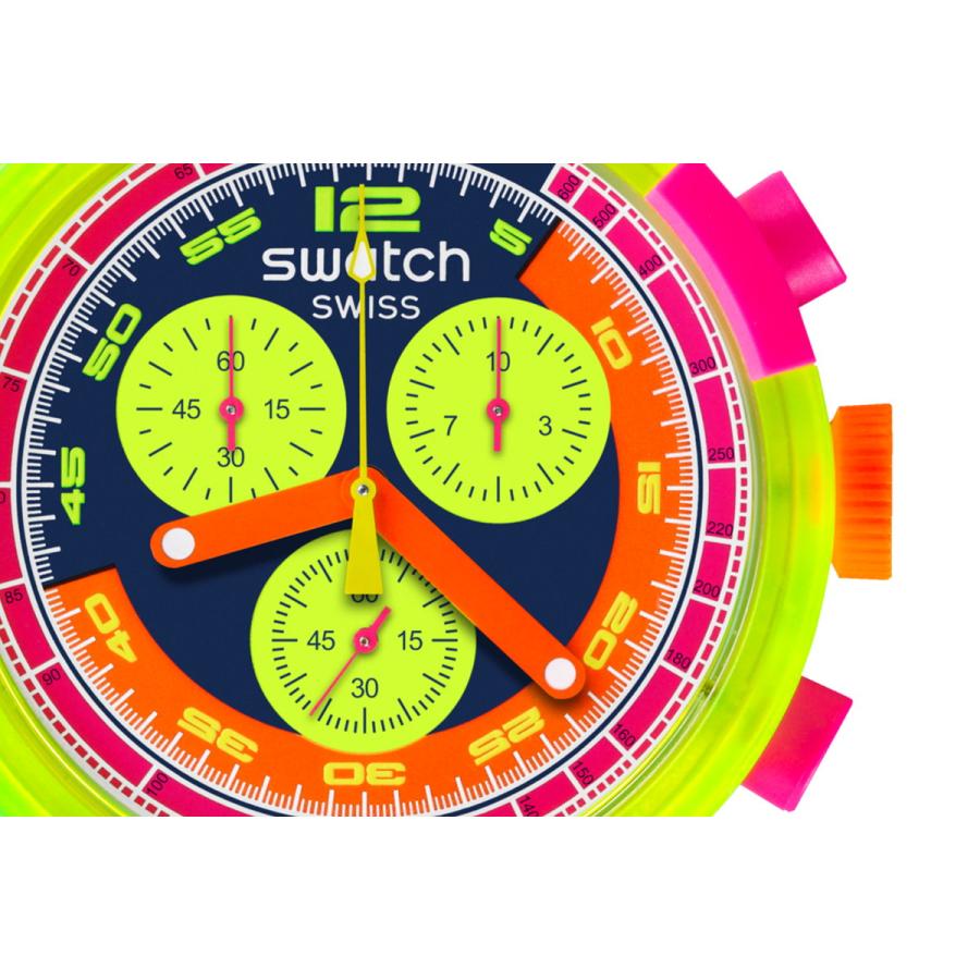 swatch スウォッチ NEON TO THE MAX 腕時計 SB06J100 ビッグボールド クロノ BIG BOLD CHRONO｜neel｜03