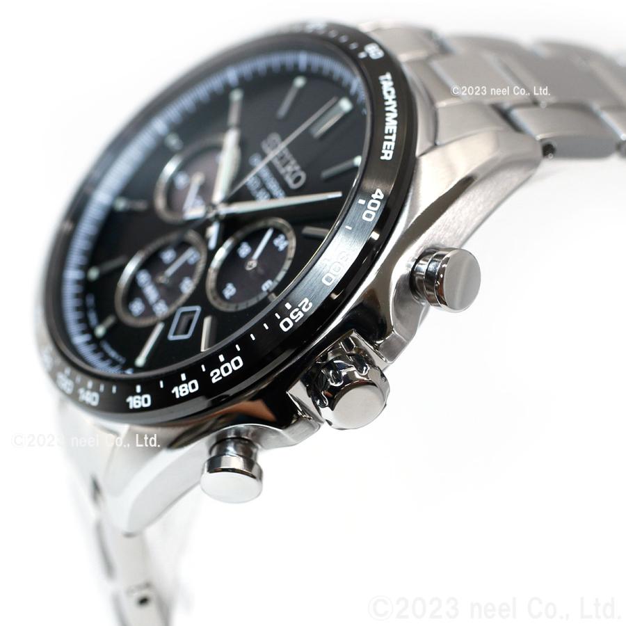 超美品 SEIKO クロノグラフ ブラックSBPY167 SEIKO SELECTION セイコー セレクション Sシリーズ SBPY167