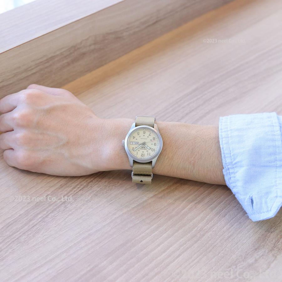 本日限定値下げ　ほぼ未使用　SEIKO5逆輸入ベージュダイヤル 本日限定値下げ ほぼ未使用 SEIKO5逆輸入ベージュダイヤル - メルカリ