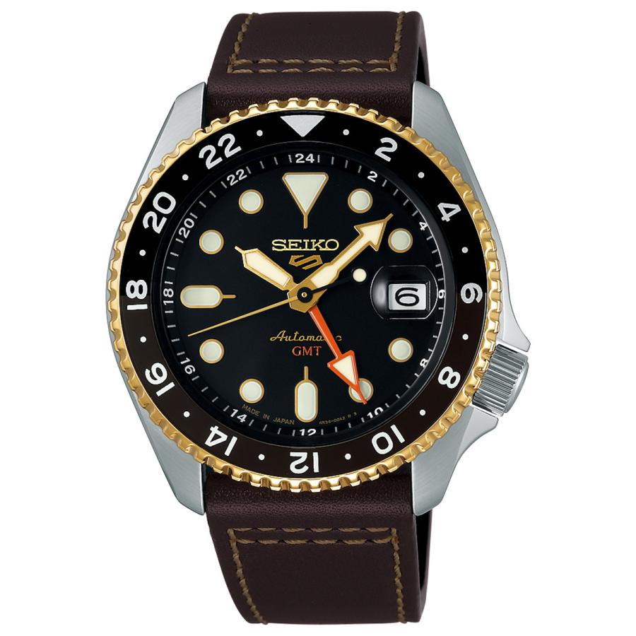 SEIKO 5スポーツ SBSC019 セイコー5 自動巻きGMT 正規品 セイコー 5スポーツ SKX Sports Style GMTモデル SBSC019 メンズ