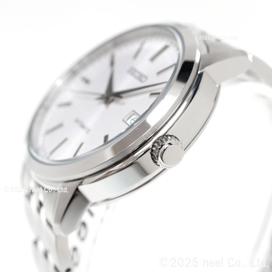SEIKO セレクション　自動巻き 腕時計 ホワイト SEIKO SELECTION セイコー セレクション メカニカル 自動巻き 腕時計