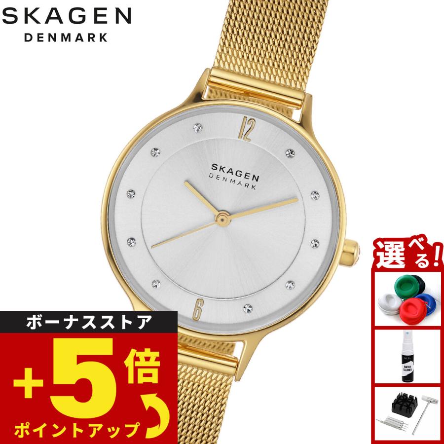 SKAGEN（スカーゲン） 腕時計 レディース ANITA LILLE ゴールドトーン
