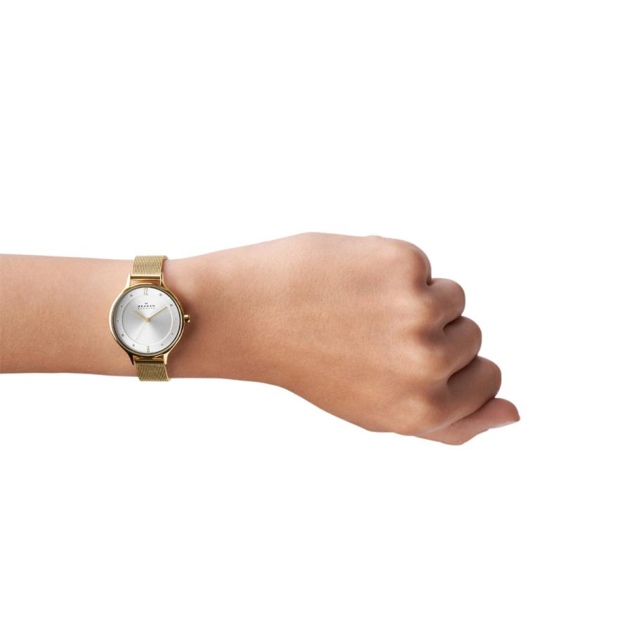 SKAGEN（スカーゲン） 腕時計 レディース ANITA LILLE ゴールドトーン