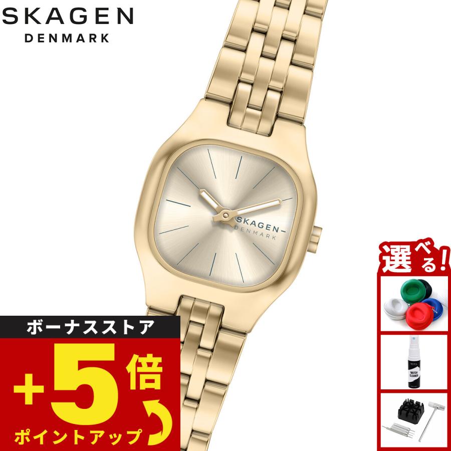 スカーゲンデンマーク レディース 腕時計 スカーゲン 腕時計 レディース ホワイト文字盤 ローズゴールド (SKAGEN