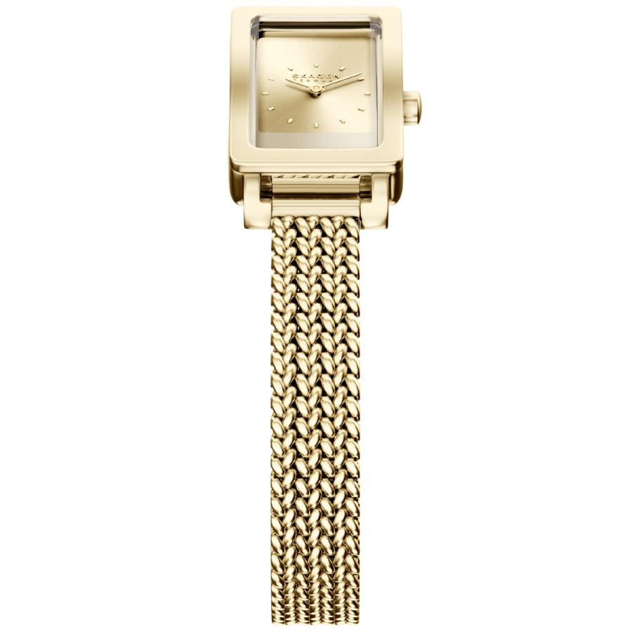Skagen スカーゲン 腕時計 クォーツ  SS/ SKW2142   ゴールドカラー レディース / 240001198381 SKAGEN スカーゲン レディース 腕時計 ゴールド 新品電池 稼働品
