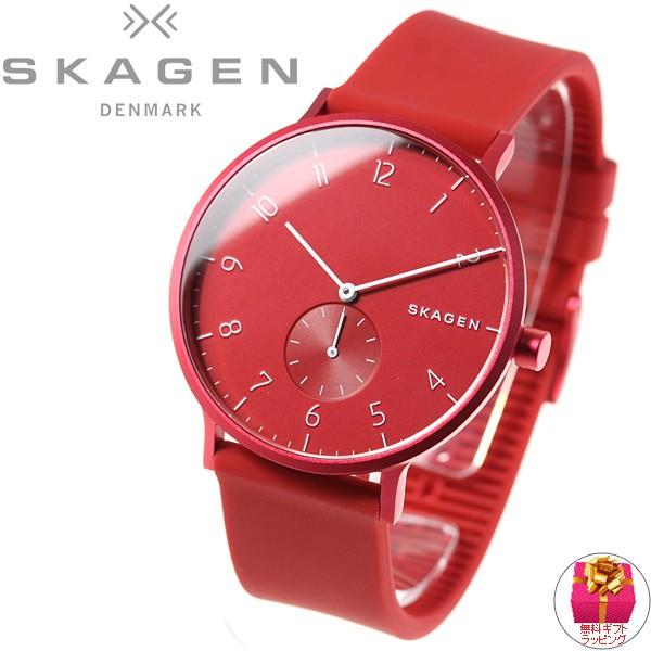 【送料無料】毛沢東 腕時計 ウォッチ 赤 SKAGEN スカーゲン 腕時計 メンズ レディース SKW6512 : neel