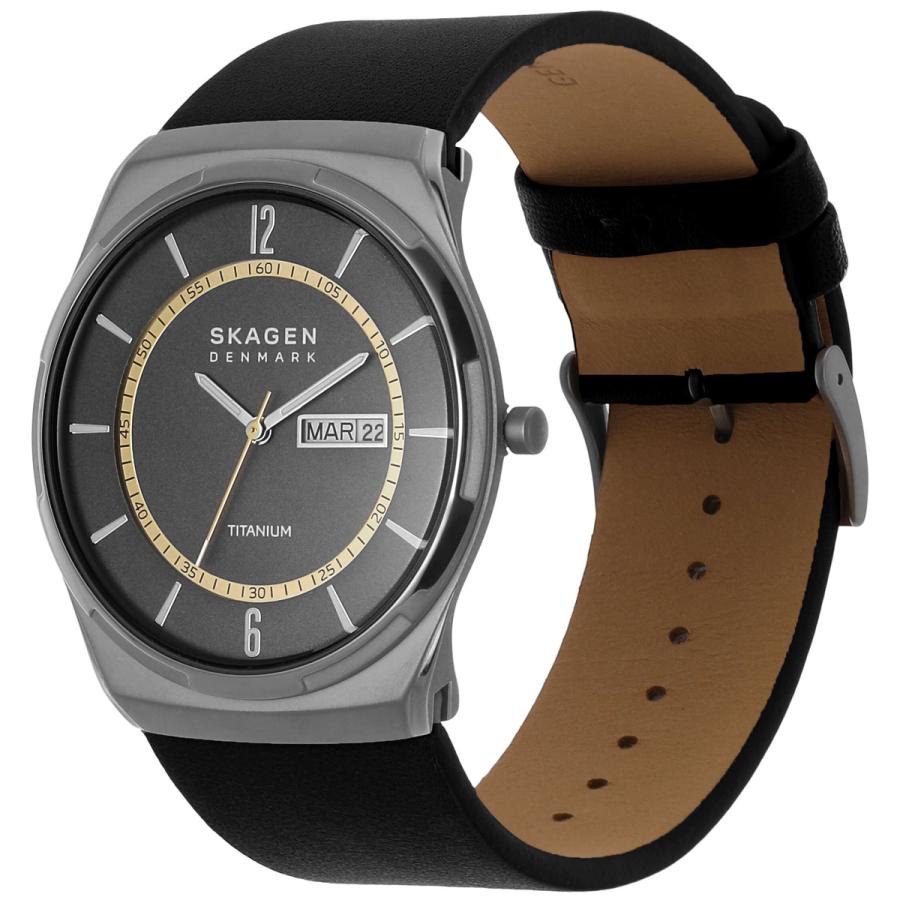SKAGEN（スカーゲン） 腕時計 メンズ MELBYE TITANIUM 三針デイデイト