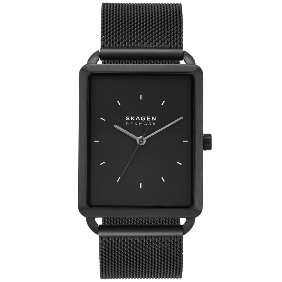 SKAGEN（スカーゲン） 腕時計 メンズ HAGEN 三針 ブラック ステンレス