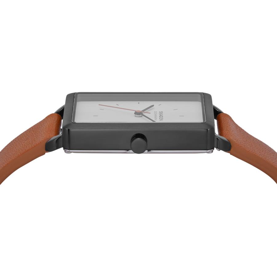 SKAGEN（スカーゲン） 腕時計 メンズ HAGEN 三針 ブラウン レザー