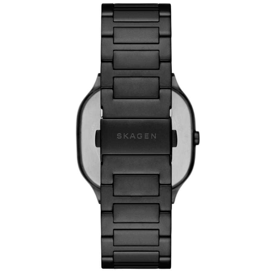 SKAGEN（スカーゲン） 腕時計 メンズ MELLEM 三針 ブラック ステンレス