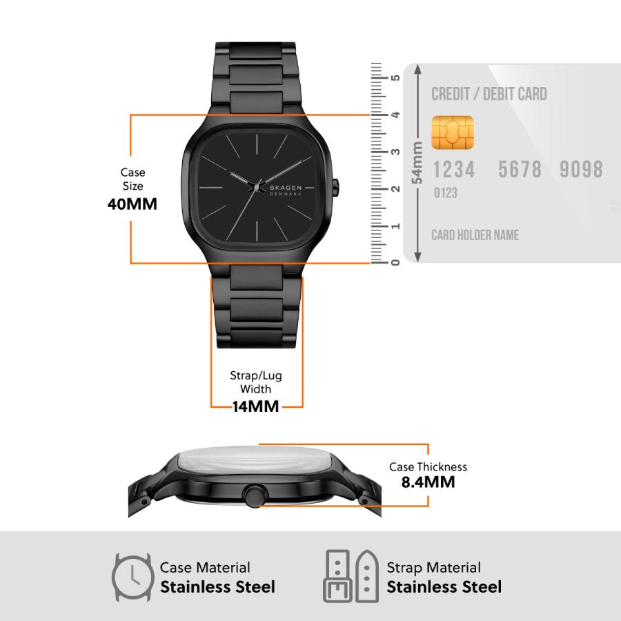 SKAGEN（スカーゲン） 「爆買」スカーゲン 腕時計 メンズ MELLEM 三針